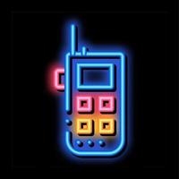 Climbing Gps Assistant Device Alpinism neon glow icon illustration vector
