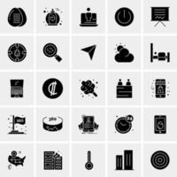 25 iconos de negocios universales vector ilustración de icono creativo para usar en proyectos relacionados con la web y dispositivos móviles