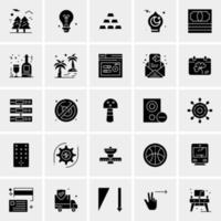 25 Universal Business Icons Vector Creative Icon Illustration to use in web and Mobile Related project