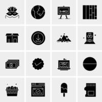 16 Business Universal Icons Vector Creative Icon Illustration to use in web and Mobile Related project