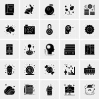 25 iconos de negocios universales vector ilustración de icono creativo para usar en proyectos relacionados con la web y dispositivos móviles