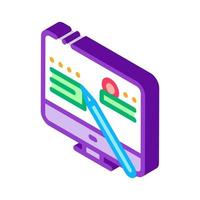 game development and design isometric icon vector illustration