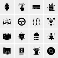 16 Business Universal Icons Vector Creative Icon Illustration to use in web and Mobile Related project