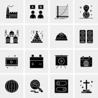 16 Business Universal Icons Vector Creative Icon Illustration to use in web and Mobile Related project