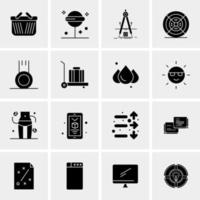 16 Business Universal Icons Vector Creative Icon Illustration to use in web and Mobile Related project