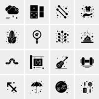 16 Business Universal Icons Vector Creative Icon Illustration to use in web and Mobile Related project