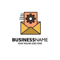 Data Data Integration Data Management Integration Business Logo Template Flat Color vector