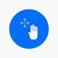 Hand Hand Cursor Up Hold vector