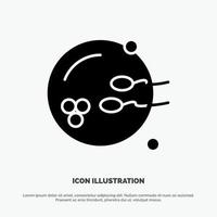 Fertile Procreation Reproduction Sex solid Glyph Icon vector