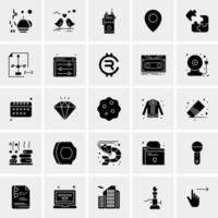 25 Universal Business Icons Vector Creative Icon Illustration to use in web and Mobile Related project