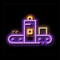 Foundry Metallurgical neon glow icon illustration vector