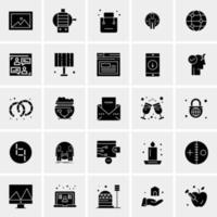 25 Universal Business Icons Vector Creative Icon Illustration to use in web and Mobile Related project