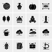 16 Universal Business Icons Vector Creative Icon Illustration to use in web and Mobile Related project