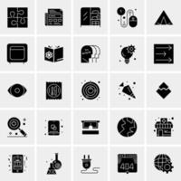 25 Universal Business Icons Vector Creative Icon Illustration to use in web and Mobile Related project