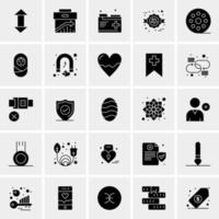 25 Universal Business Icons Vector Creative Icon Illustration to use in web and Mobile Related project