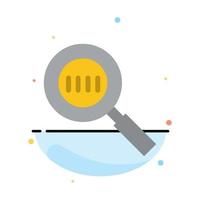 Code Code Search Magnifier Magnifying Abstract Flat Color Icon Template vector