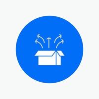Release Box Launch Open Box Product vector