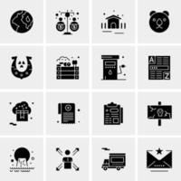 16 Universal Business Icons Vector Creative Icon Illustration to use in web and Mobile Related project