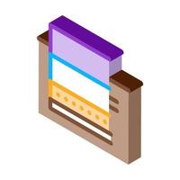 floating foundation isometric icon vector illustration