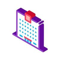 Skyscraper House isometric icon vector illustration