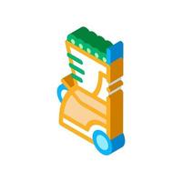 Sport Equipment isometric icon vector illustration