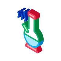 Smoking Bong isometric icon vector illustration