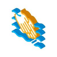 Hands Washing In Water isometric icon vector illustration