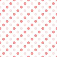 Minimalism polka dot seamless pattern misty rose color. vector