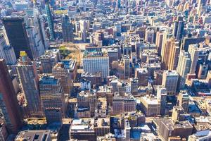 vista de manhattan desde el edificio empire state, nueva york foto