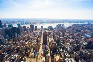 vista de manhattan desde el edificio empire state, nueva york foto