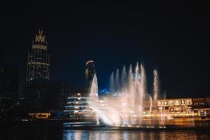 Dancing Fountain the wonderful evening show in UAE photo