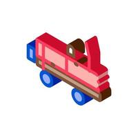 Travel Car isometric icon vector illustration