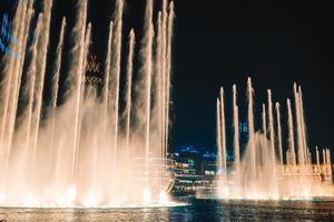 Dubai Dancing Fountain the wonderful evening show photo
