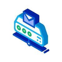 Messaging Digital Technology isometric icon vector illustration