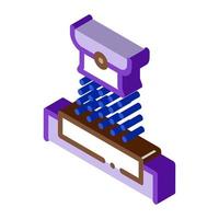 Factory Dumping Metallurgical isometric icon vector illustration