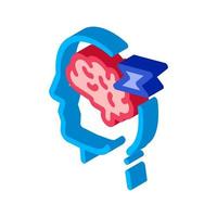 Brain Lightning Volt Silhouette Headache Vector