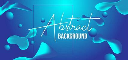 Modern abstract background with fluid style vector