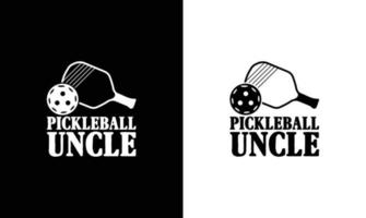 diseño de camiseta con cita de pickleball, tipografía vector