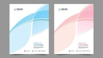 Cover design for annual report and business catalog, magazine, flyer or booklet. Brochure template layout. A4 cover vector EPS-10