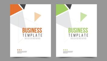 Cover template flyer design vector background