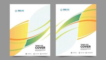 Cover design for annual report and business catalog, magazine, flyer or booklet. Brochure template layout. A4 cover vector EPS-10