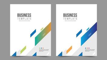 Cover template flyer design vector background