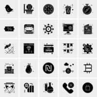 25 Universal Business Icons Vector Creative Icon Illustration to use in web and Mobile Related project