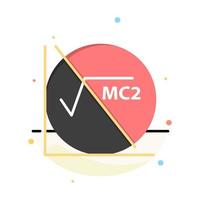 Math Formula Math Formula Education Abstract Flat Color Icon Template vector