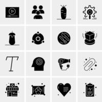 16 Universal Business Icons Vector Creative Icon Illustration to use in web and Mobile Related project