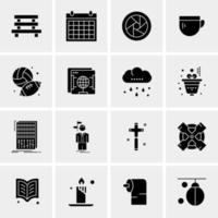 16 Universal Business Icons Vector Creative Icon Illustration to use in web and Mobile Related project