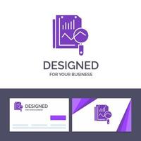 Creative Business Card and Logo template File Static Search Computing Vector Illustration