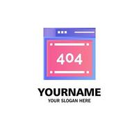 File Computing Code Coding Business Logo Template Flat Color vector