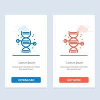 Healthcare Medical Bone  Blue and Red Download and Buy Now web Widget Card Template vector