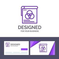 Creative Business Card and Logo template Brusher Poster Wallpaper Fly Vector Illustration
